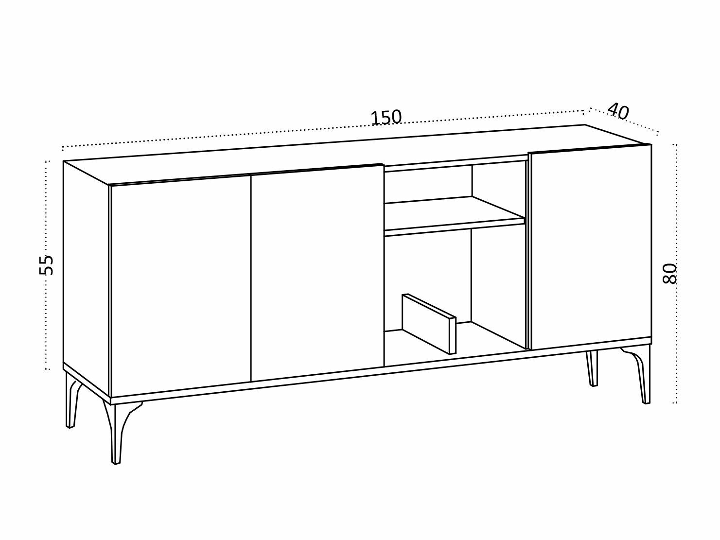 Aparador Kailua 1695