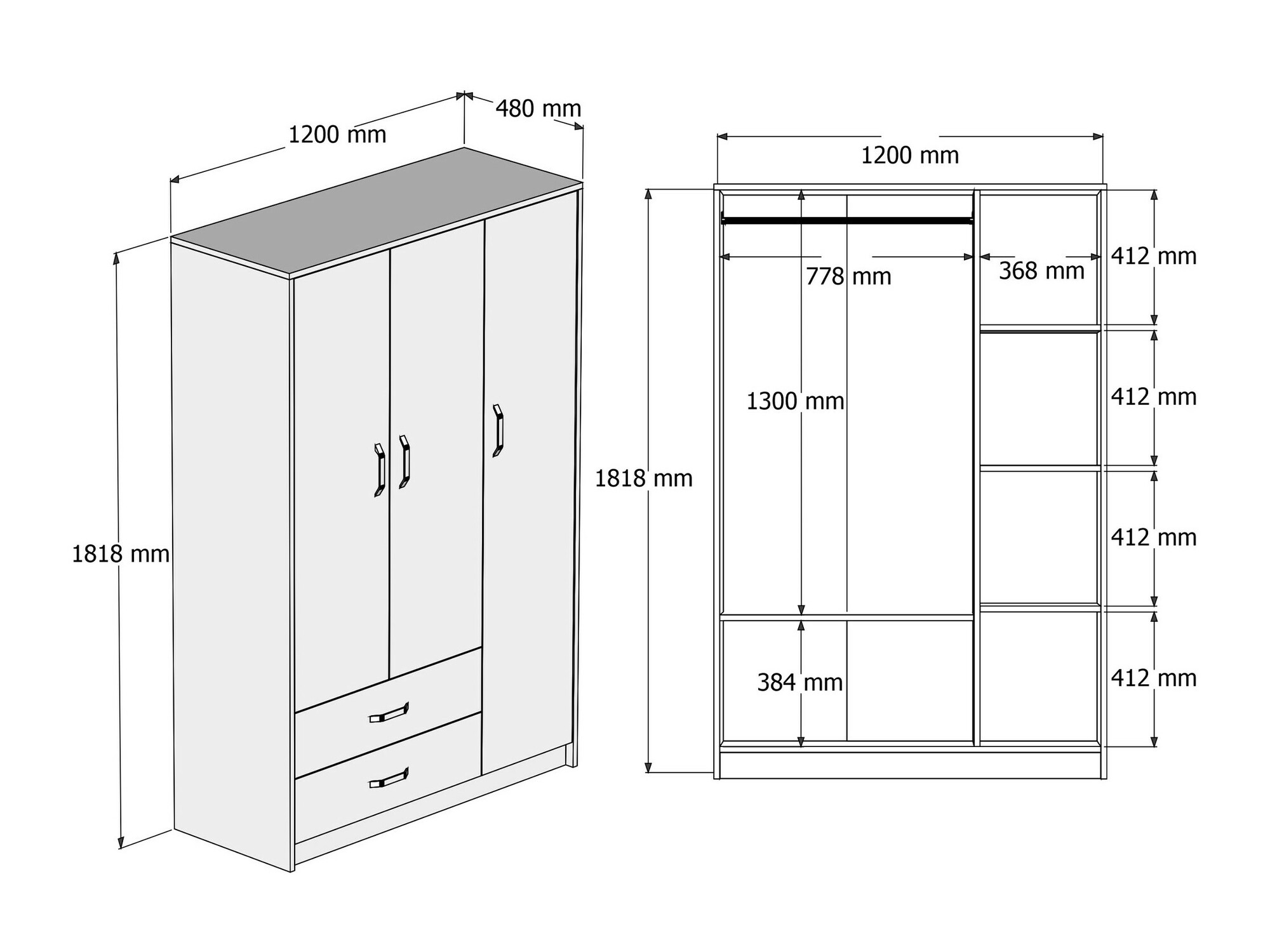 Armario Nolcava 108 (Roble)