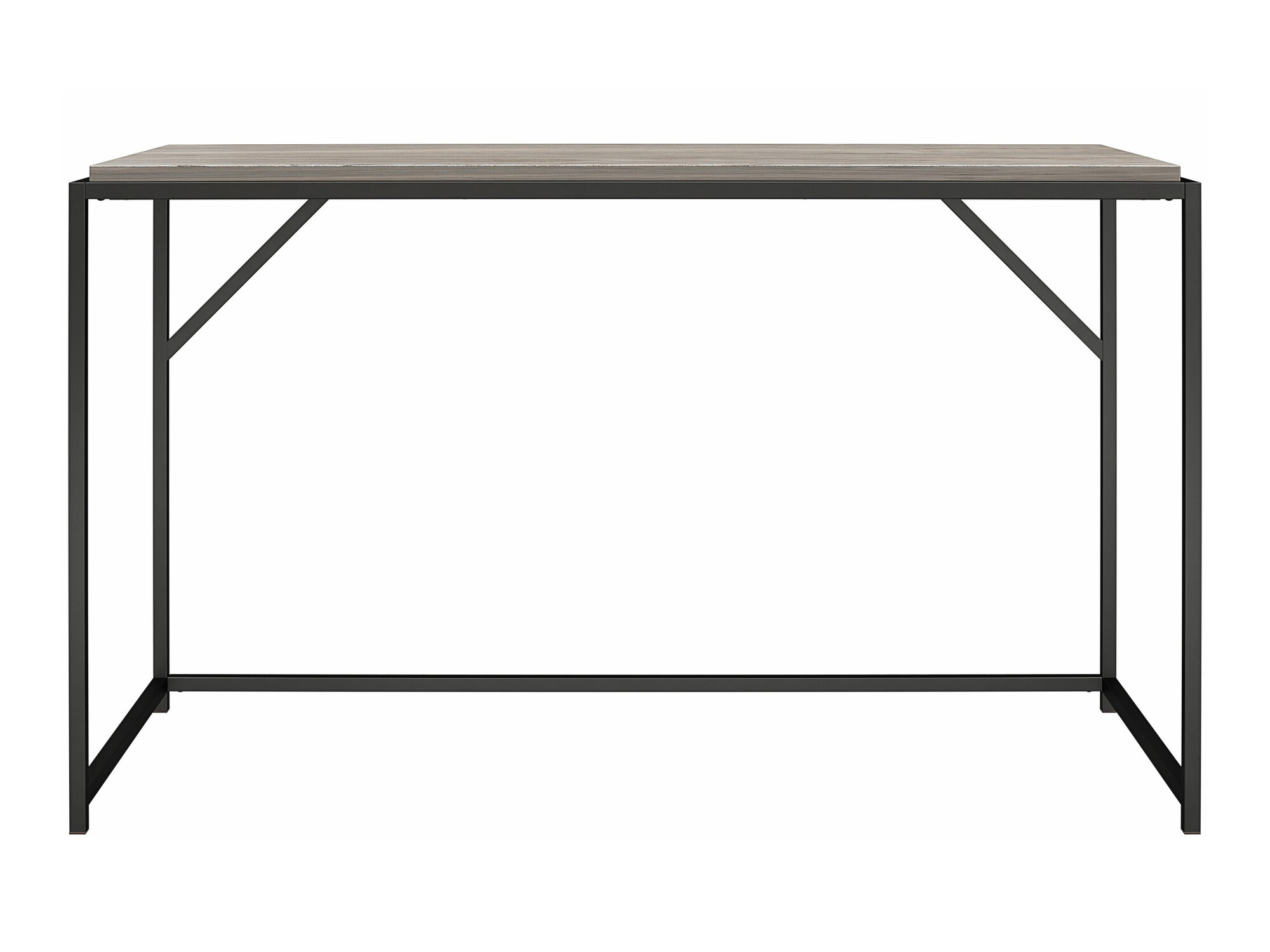 Mesa de oficina Tulsa 637 (Roble gris + Negro)