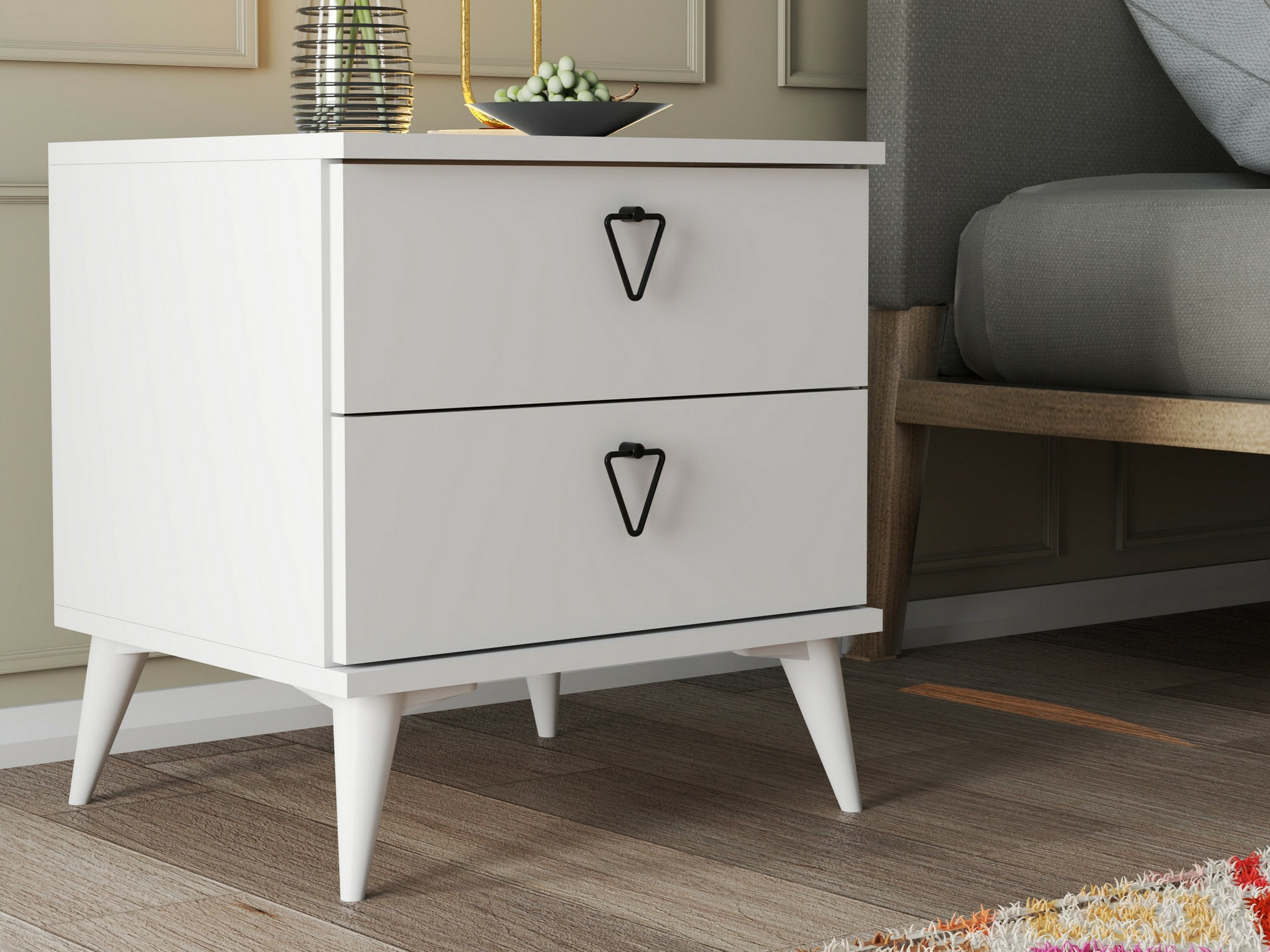 Mesilla de noche Kailua 1508 (Blanco)