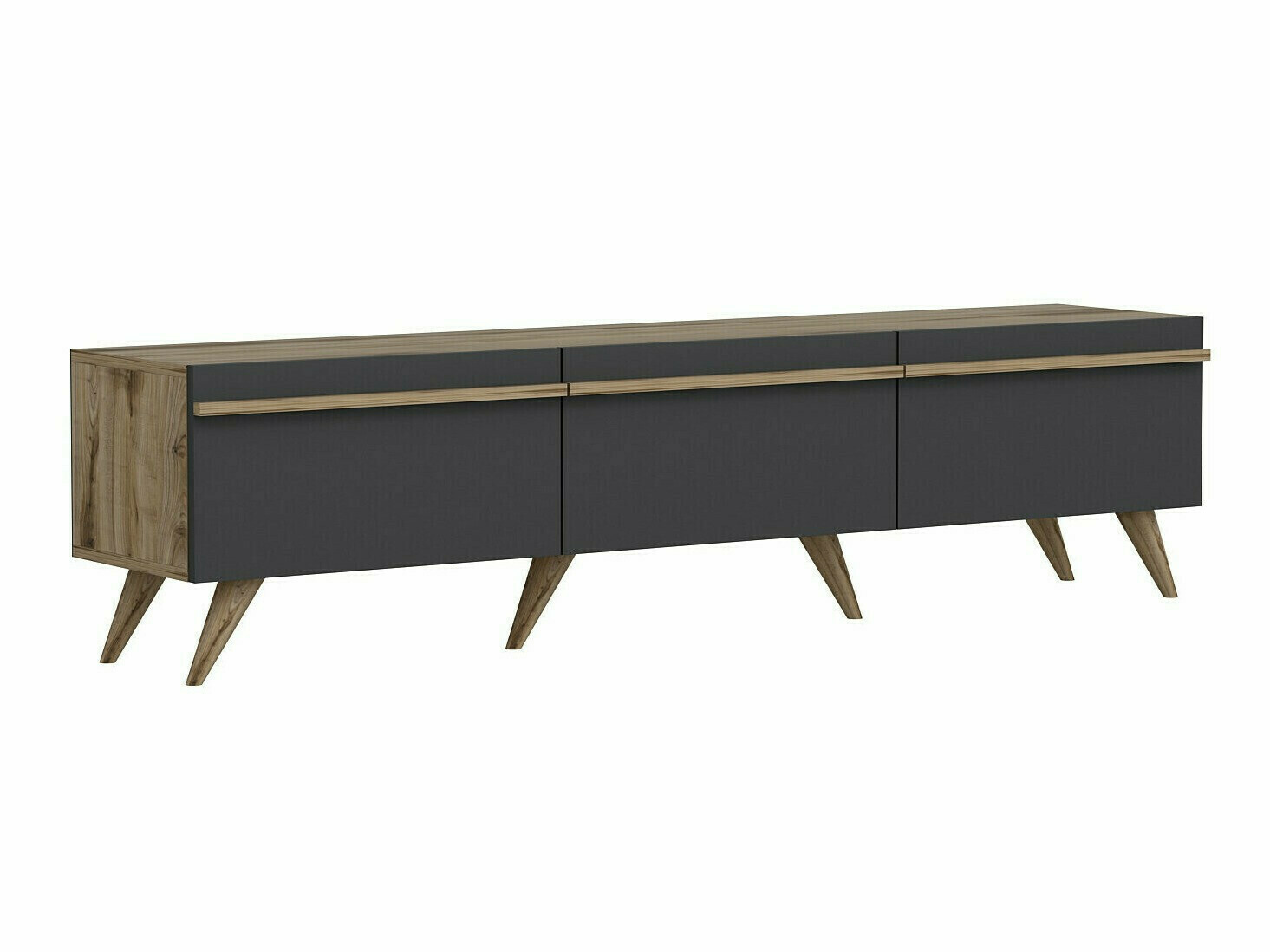Mueble TV Kailua 952 (Antracita + Roble)