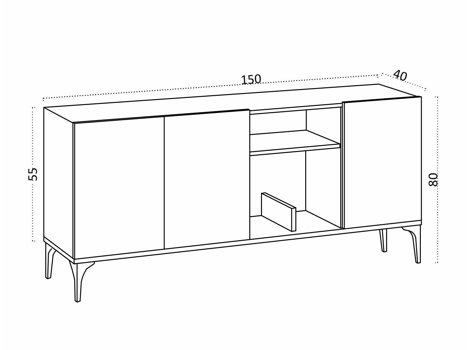 Aparador Kailua 1726