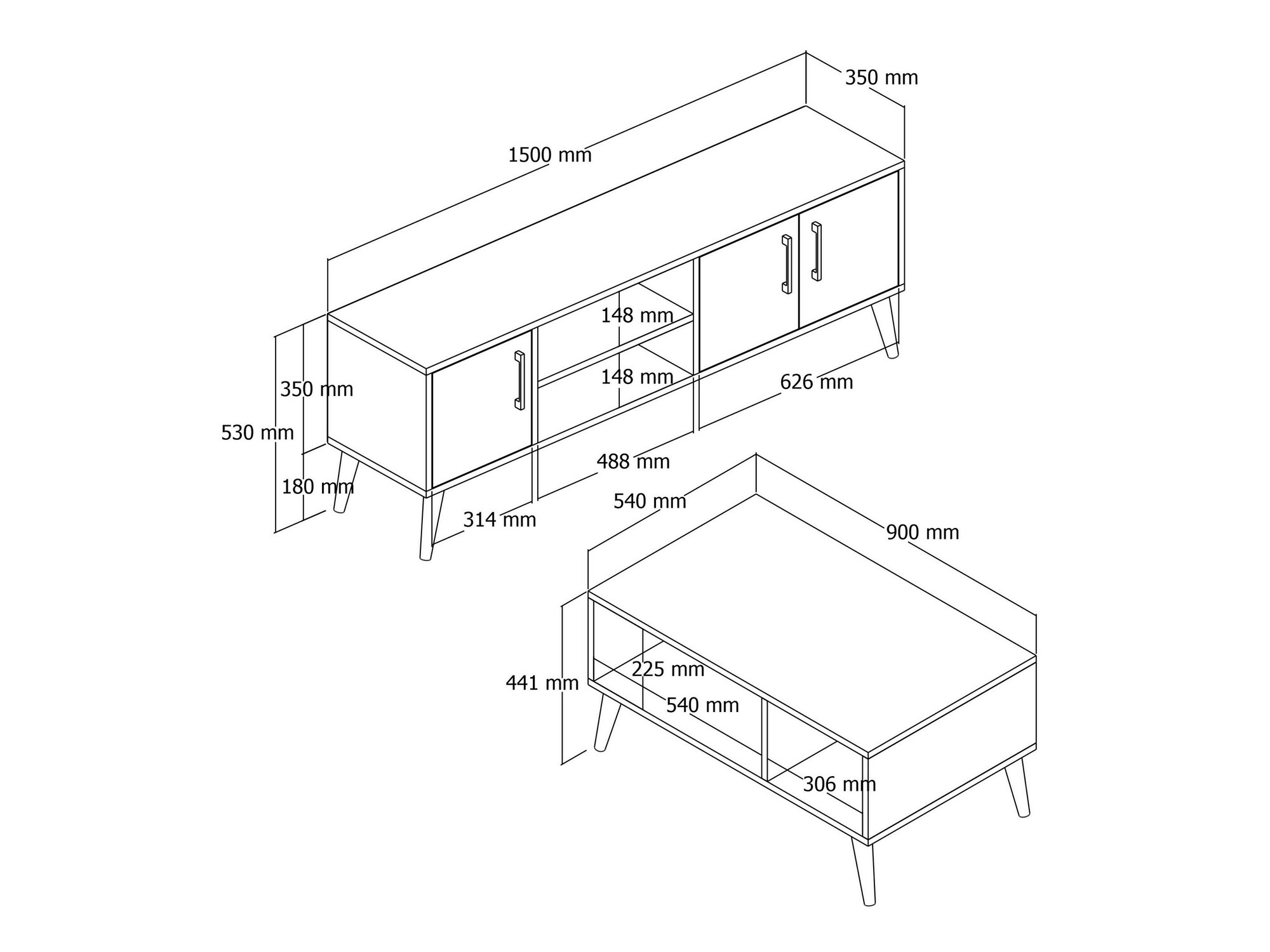 Conjunto de salón Nolcava 113