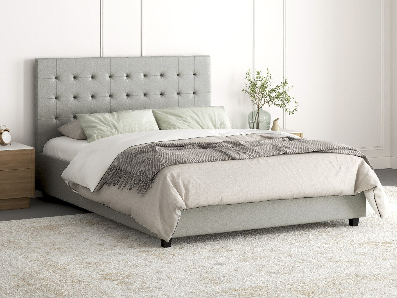 Cama Denton 1266 (Gris claro)