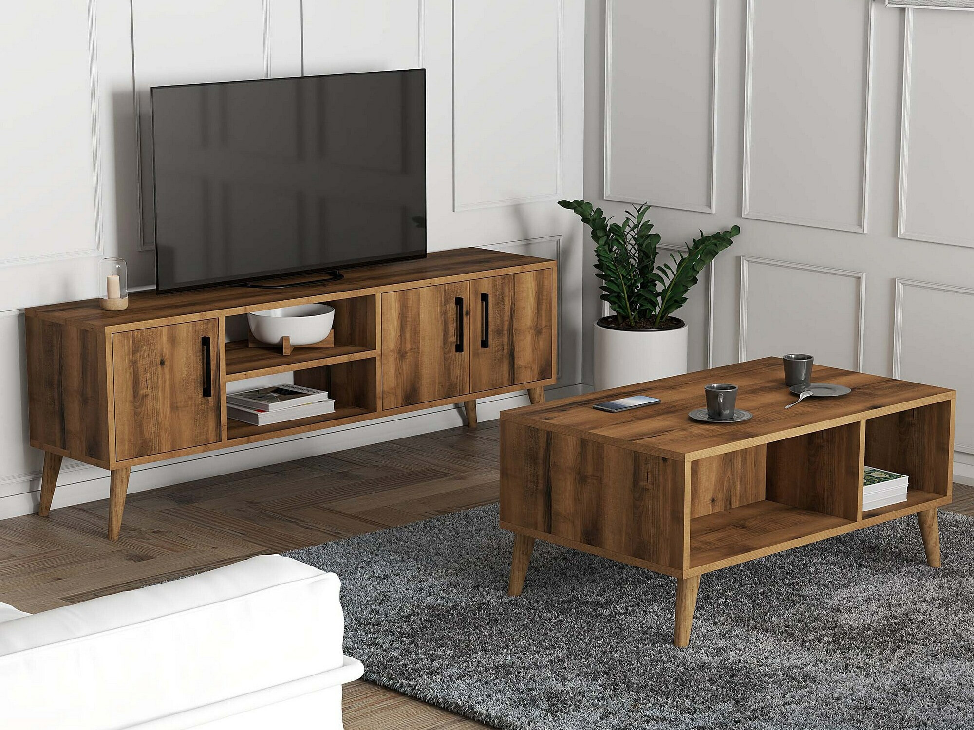 Conjunto de salón Nolcava 116 (Nogal)