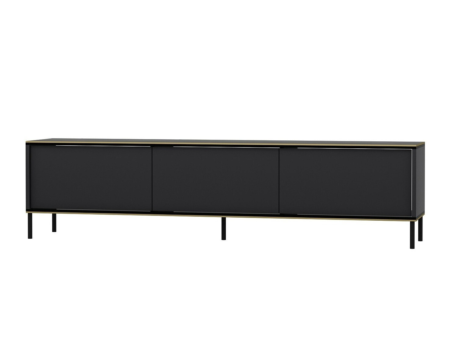 Mueble TV Kailua 1711 (Antracita + Mármol negro)