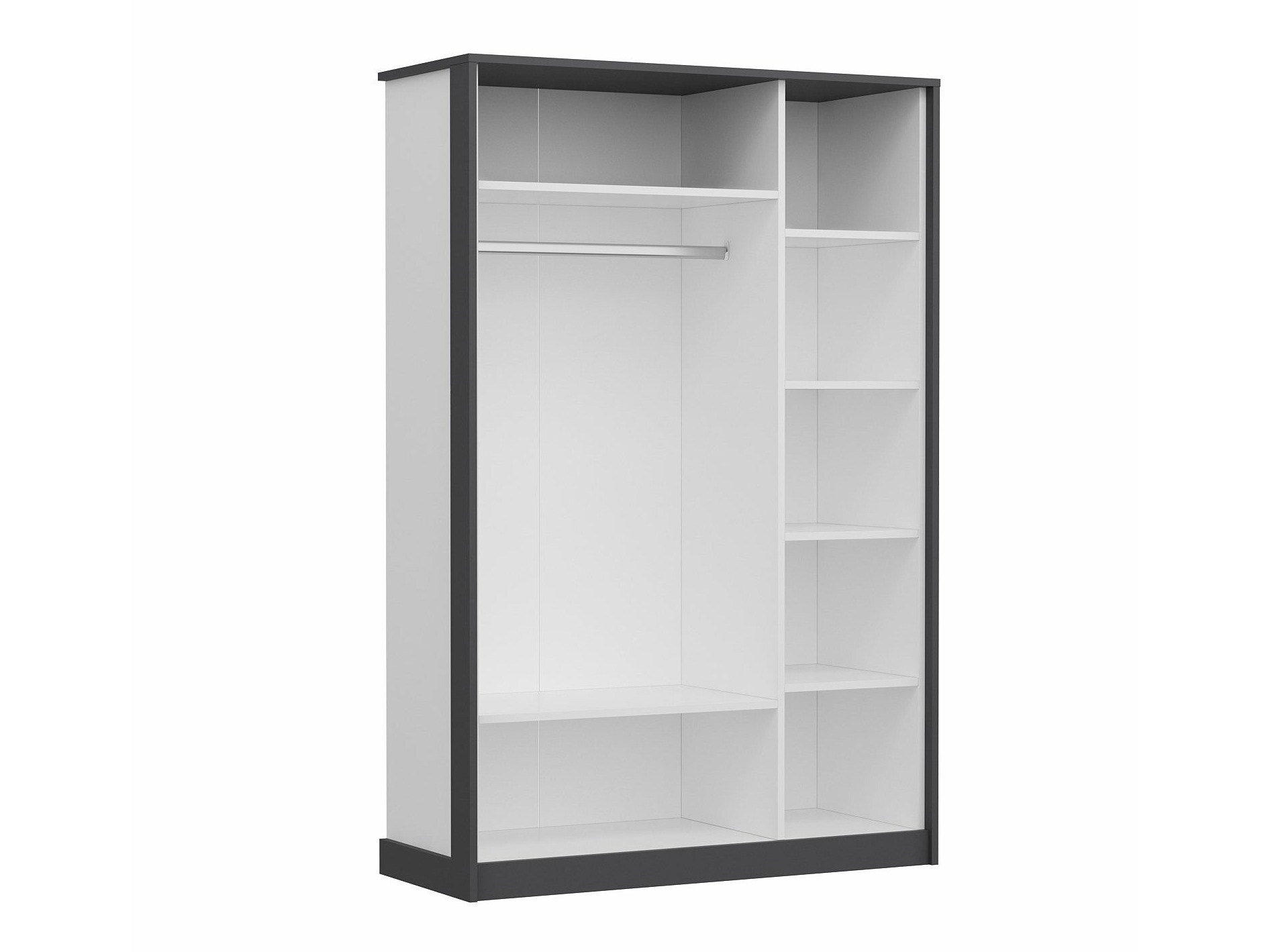 Armario Marelbe 101 (Blanco + Antracita)