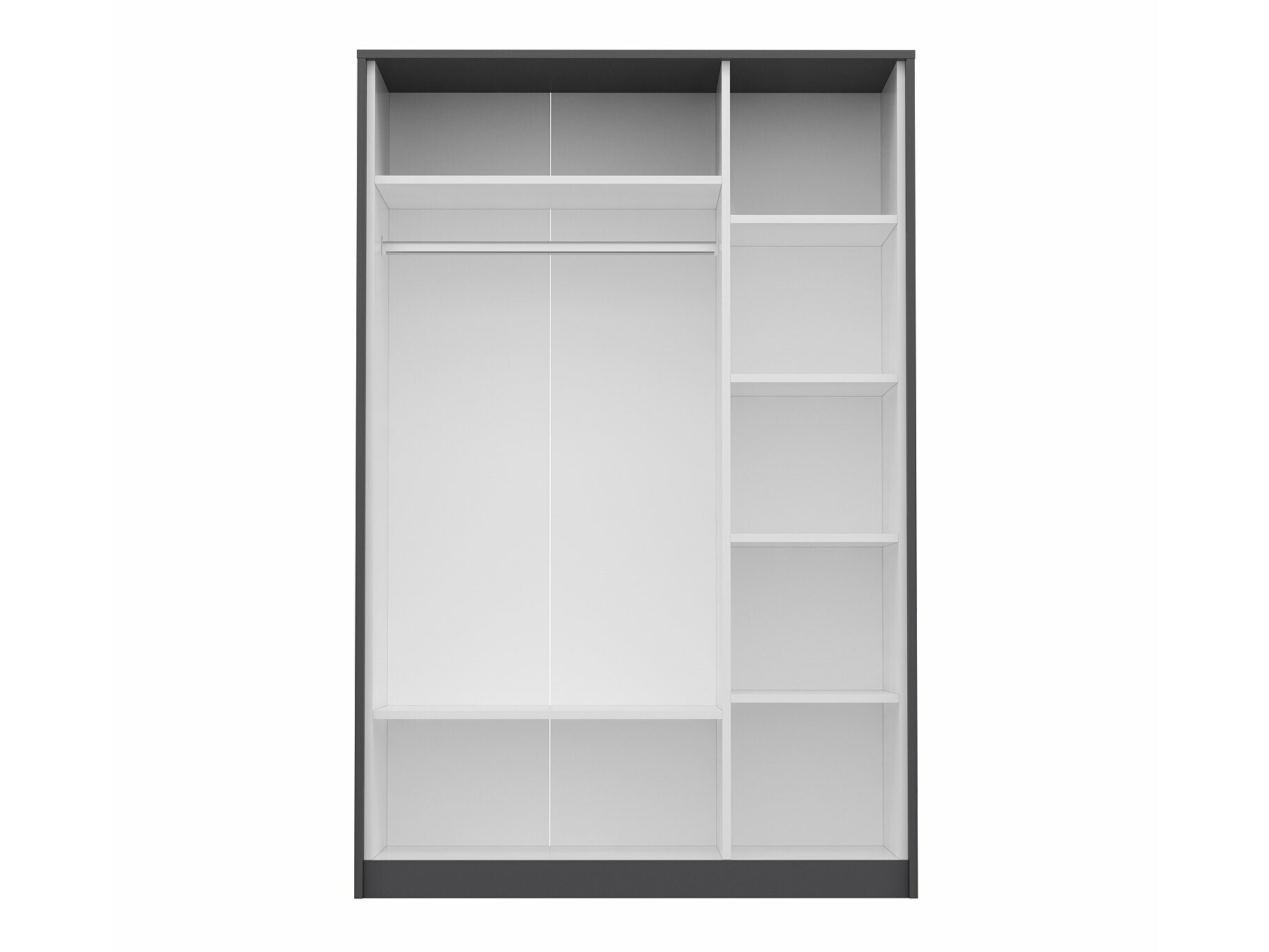 Armario Marelbe 101 (Blanco + Antracita)