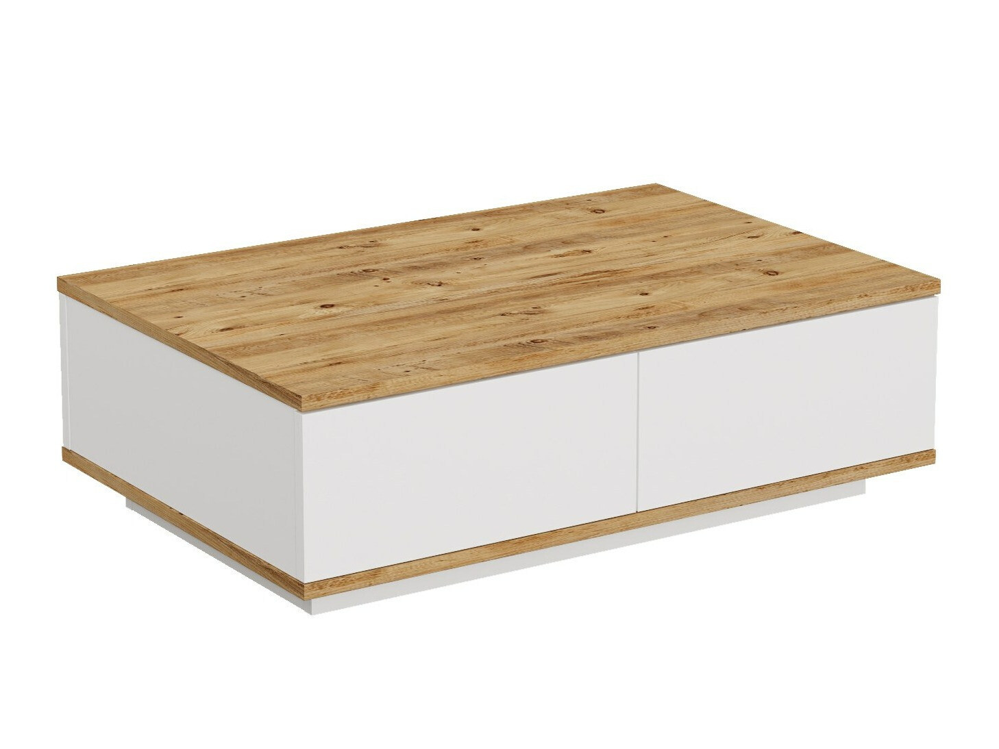 Mesa de centro Kailua 2426 (Blanco + Pino)