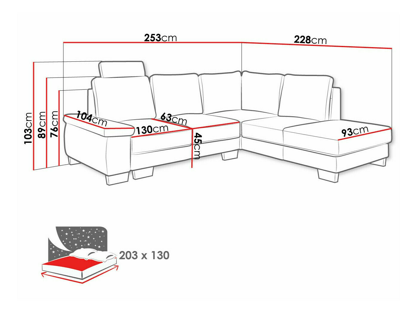 Sofá rinconero Lincoln 183 (Barrel 83)