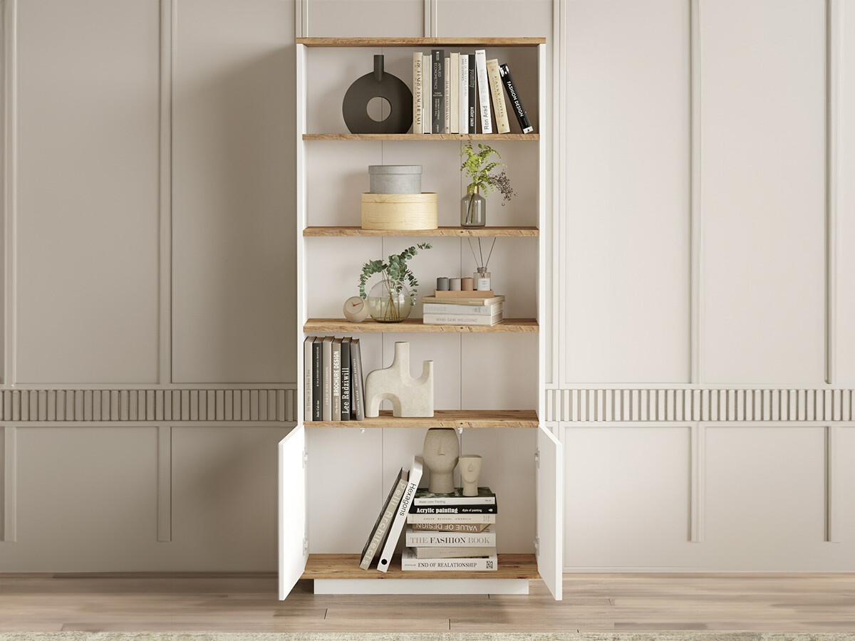 Estantería Kailua 2659 (Blanco + Pino)