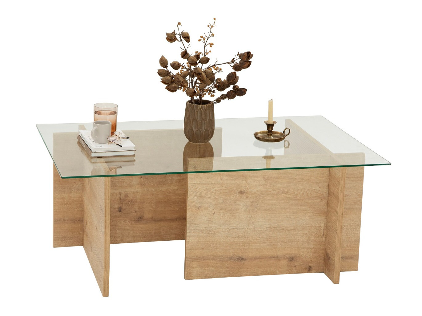 Mesa de centro Asheboro 176 (Roble)