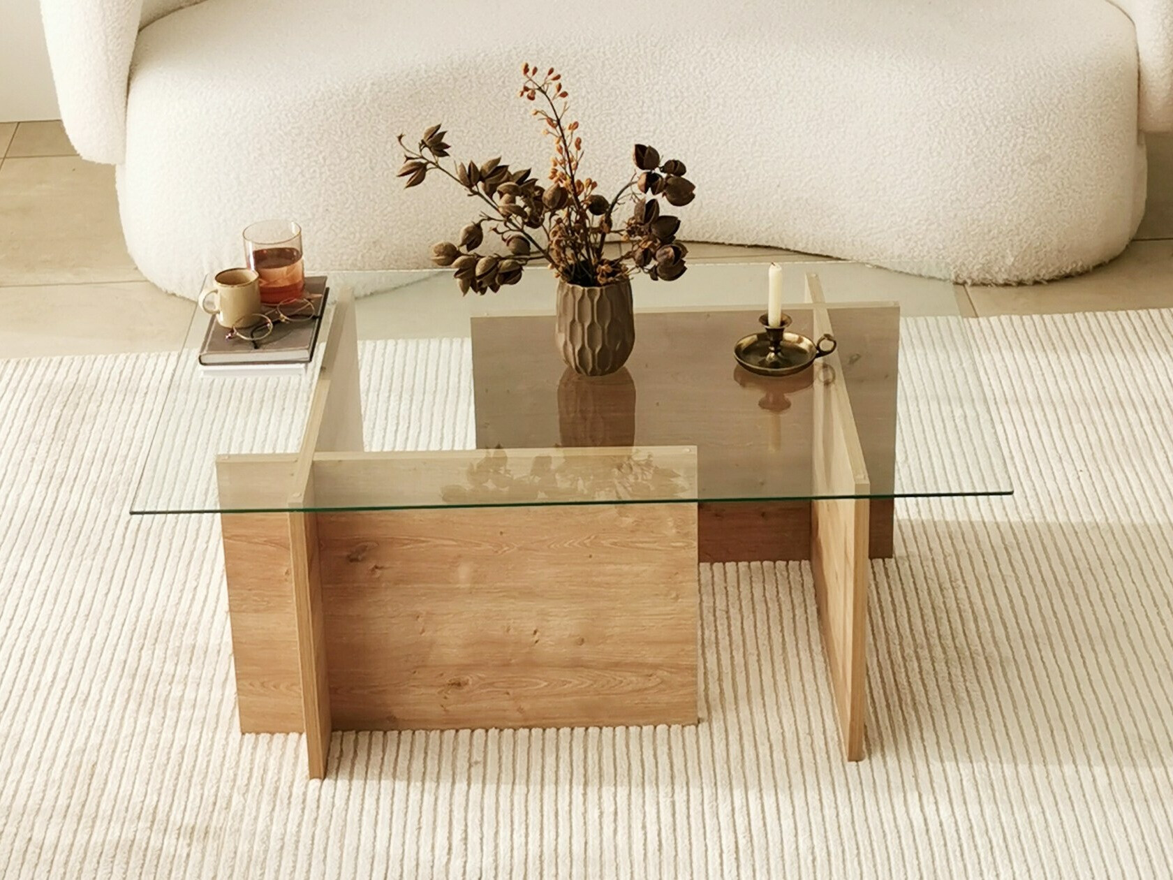 Mesa de centro Asheboro 176 (Roble)