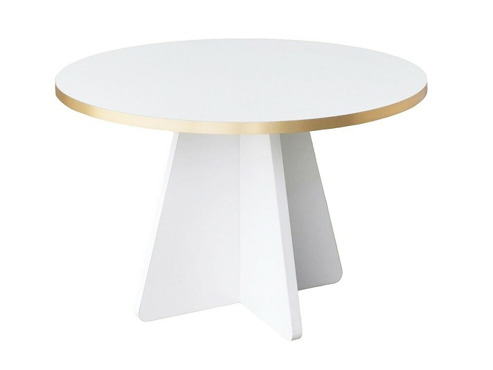 Mesa de centro Kailua 1818 (Blanco + Dorado)