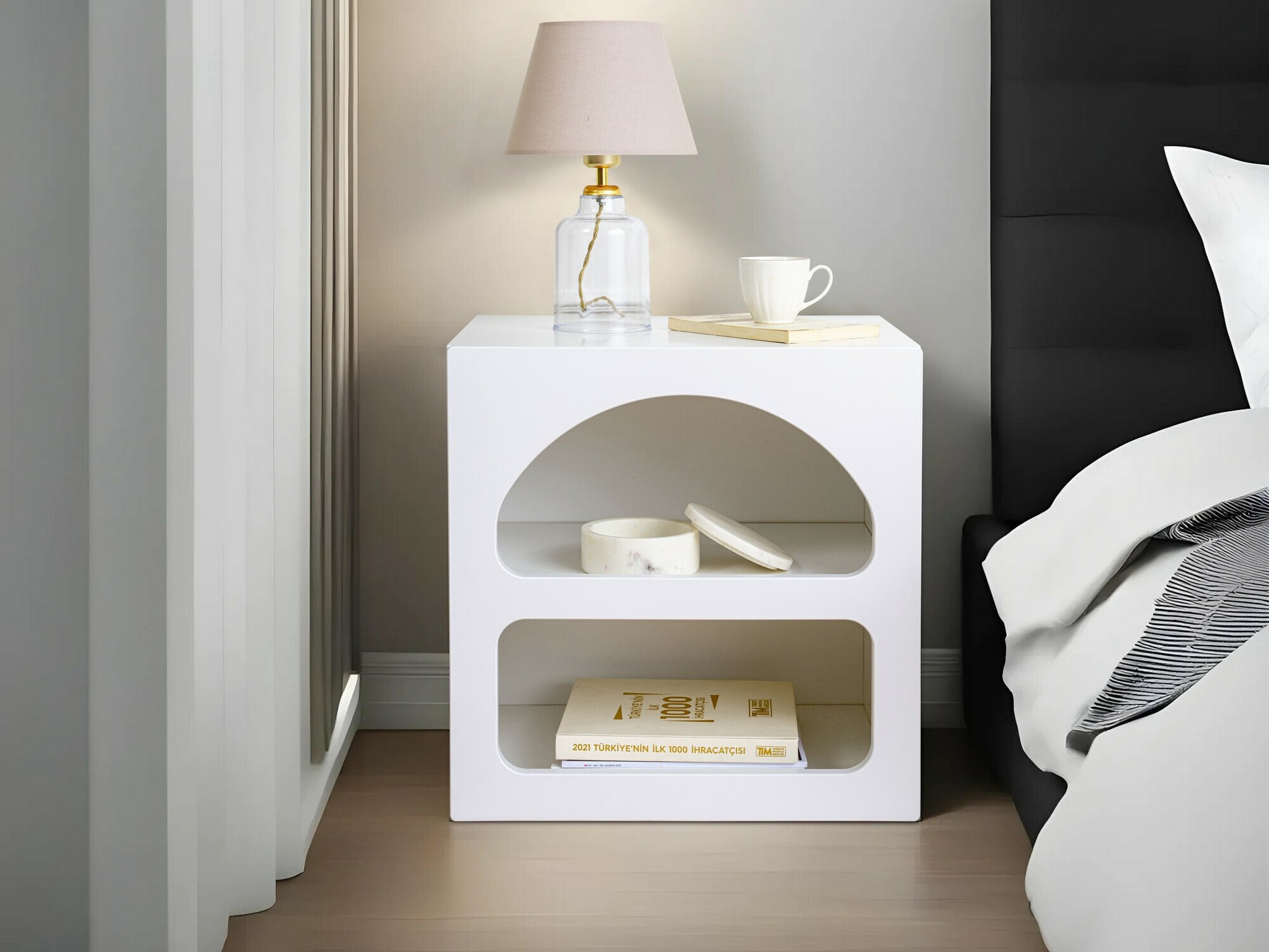 Mesa auxiliar Novato 145 (Blanco)