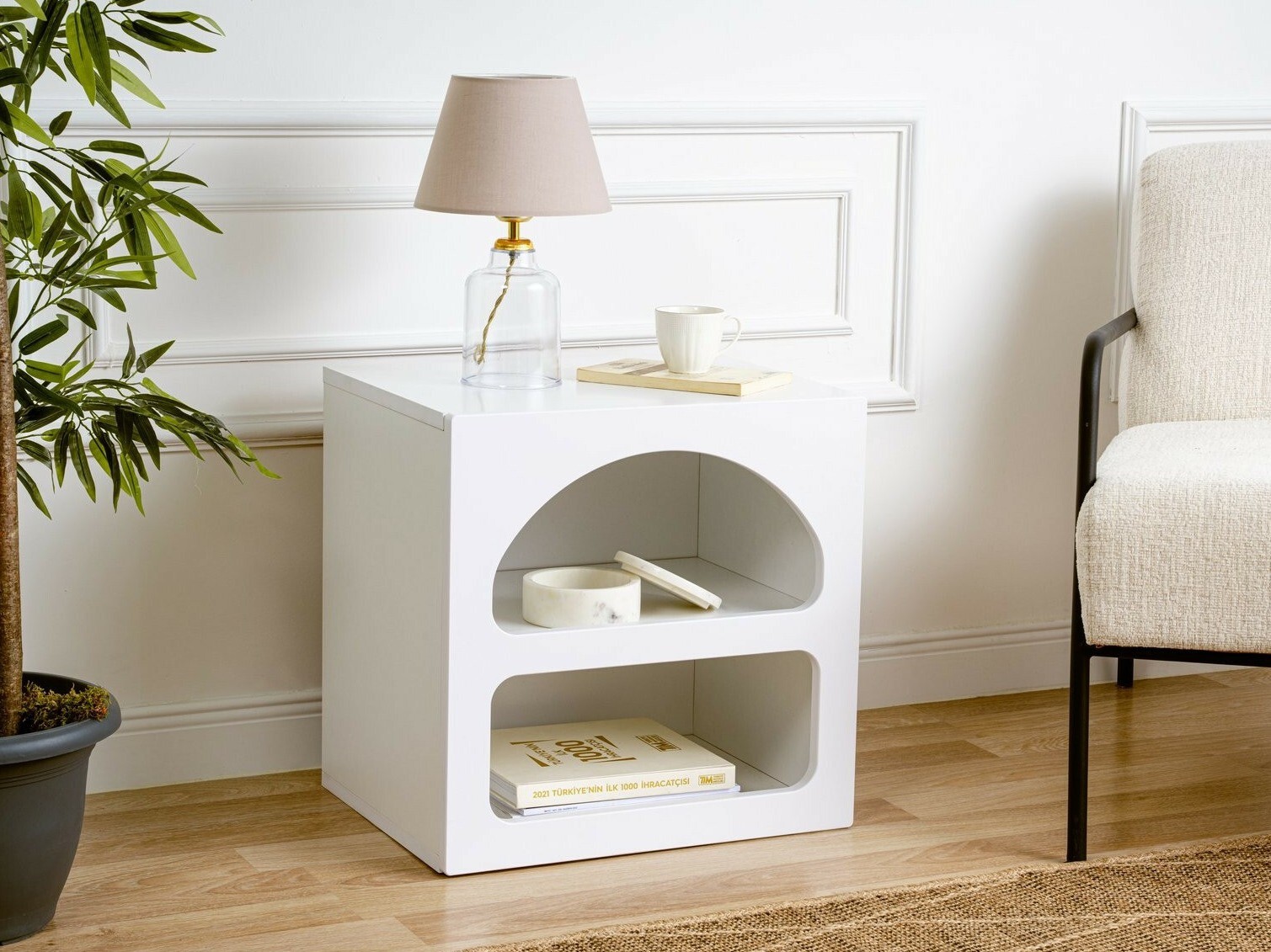 Mesilla de noche Kailua 1824 (Blanco)