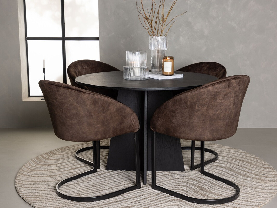 Conjunto de mesas y sillas para comedor Dallas 4329