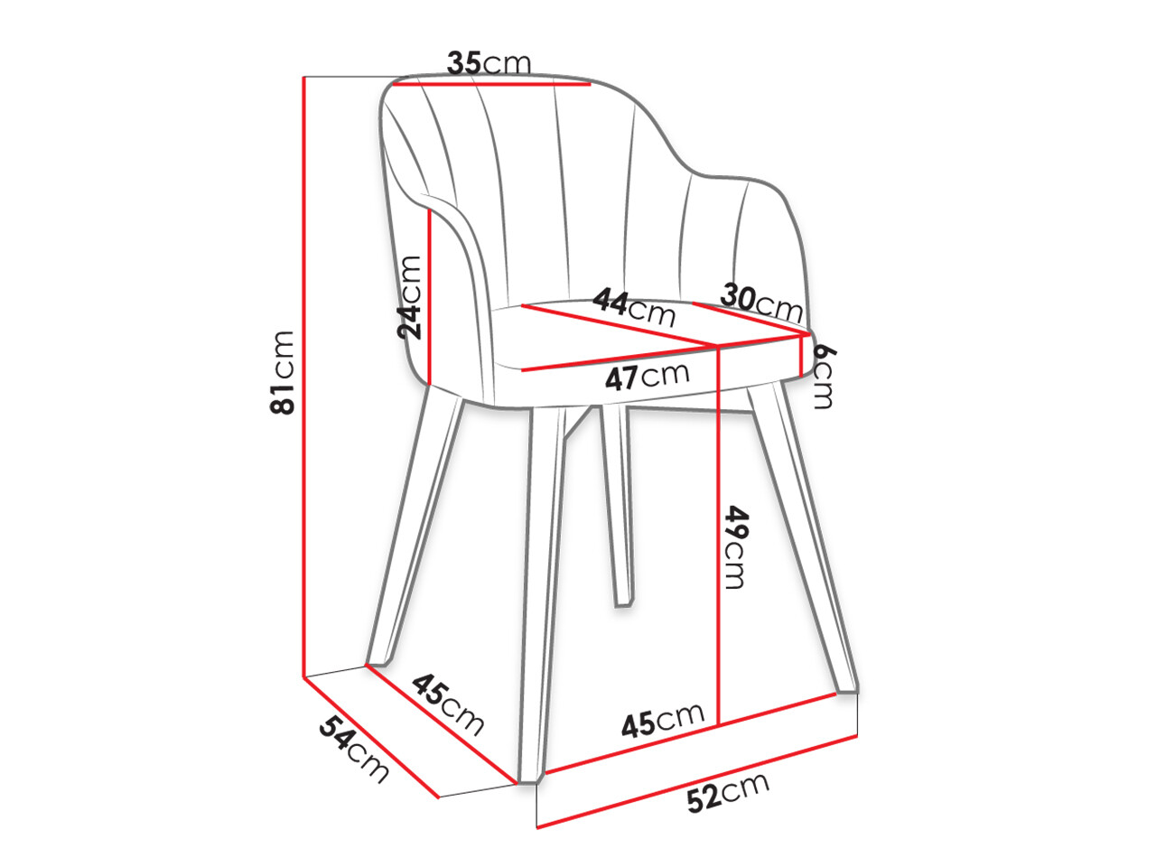 Silla Racine 105 (Negro + Baloo 2074)
