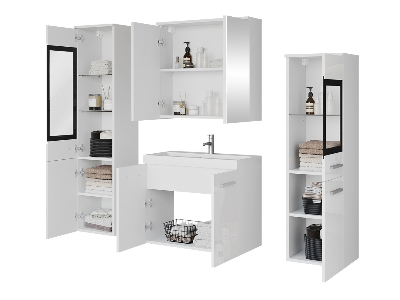 Conjunto de mueble de baño Sarasota 140 (Bodega)