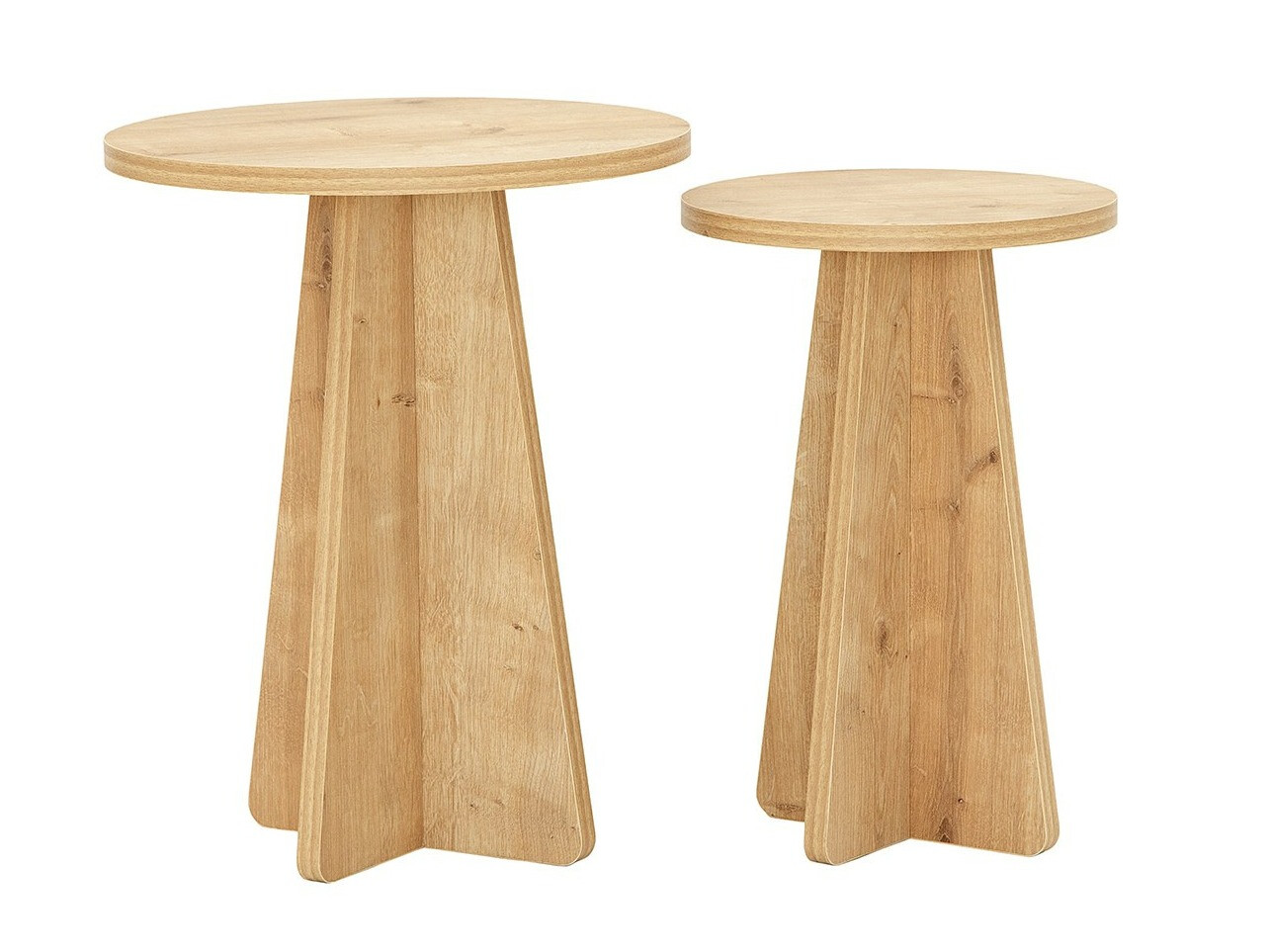 Conjunto de mesas auxiliares Kailua 1858 (Roble)