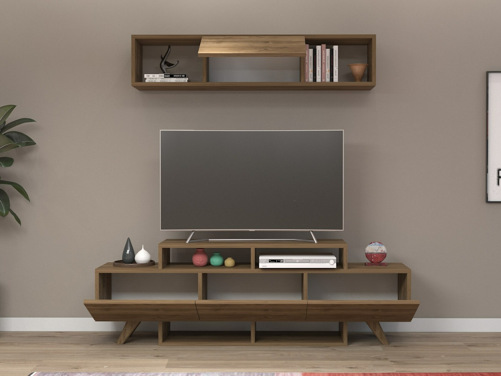 Mueble TV Kailua 1849 (Nogal)