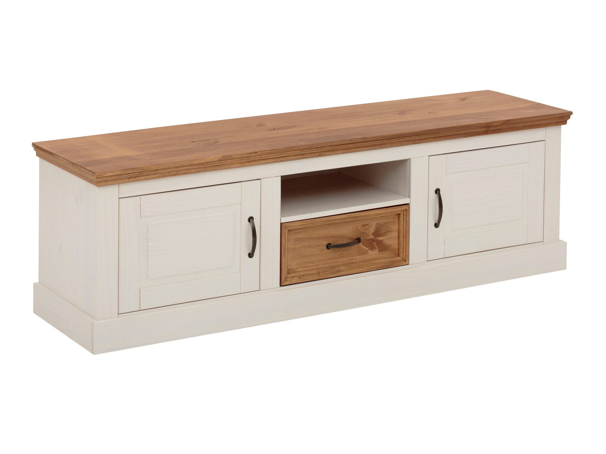 Mueble TV Tolelio 122 (Blanco + Pino)