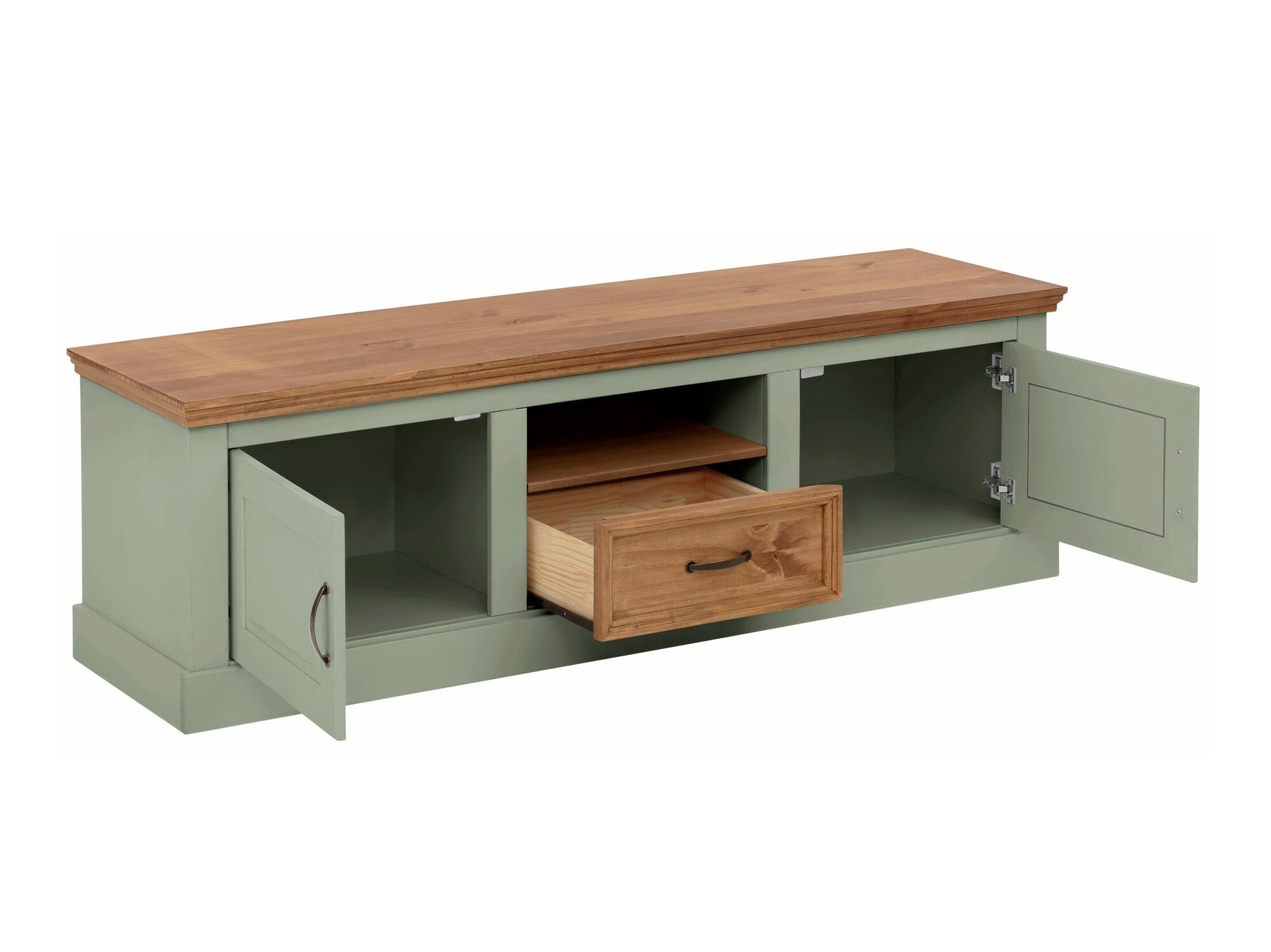 Mueble TV Tolelio 122 (Verde + Pino)
