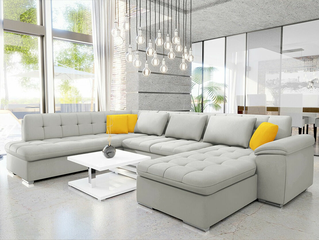 Sofá rinconero Comfivo Gemma VI (Venus Velvet 2921 + Venus Velvet 2916)