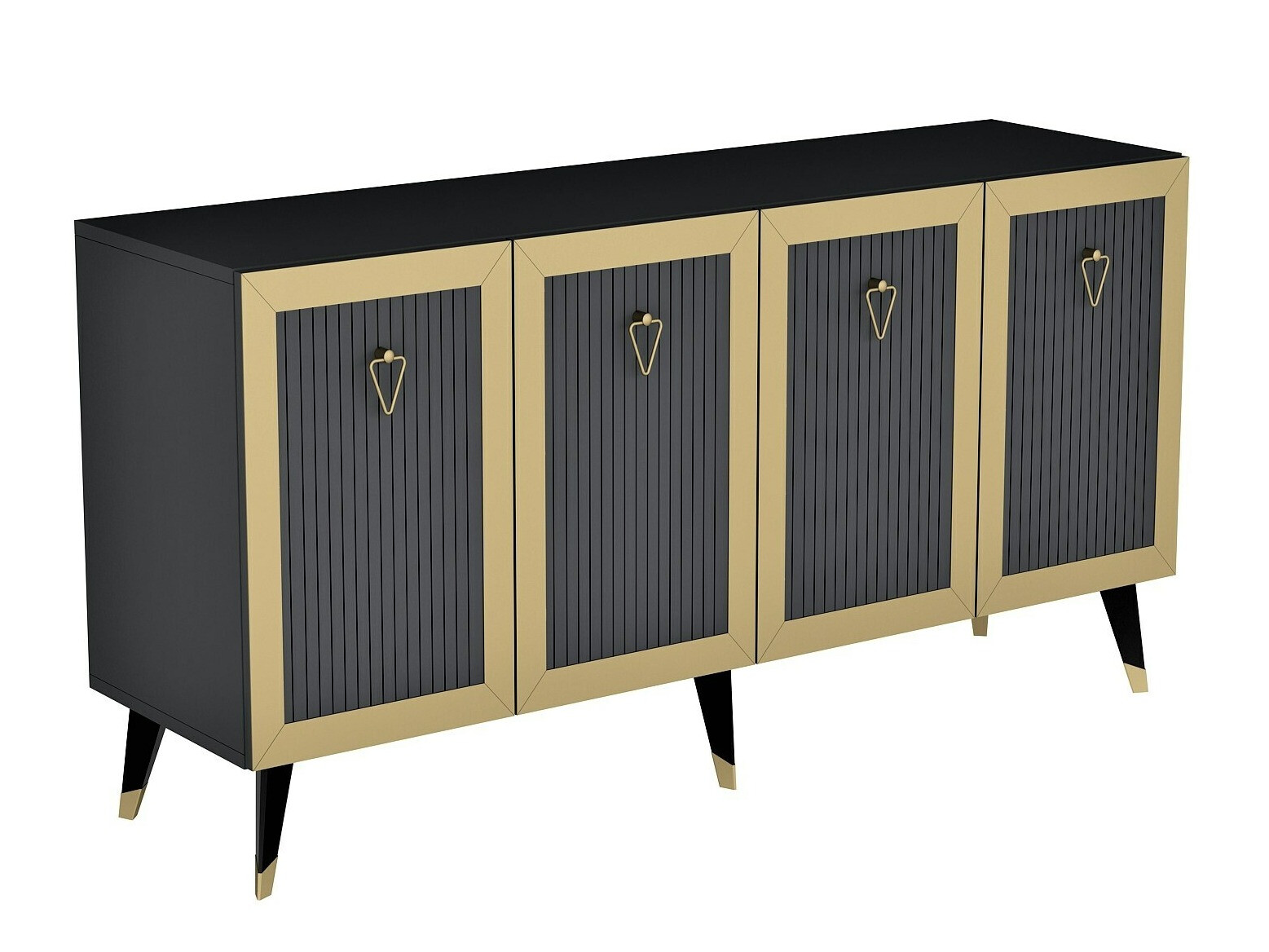 Aparador Kailua 1868 (Anhtracite + Dorado)