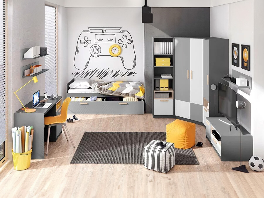 Conjunto de dormitorio infantil Veravie 123