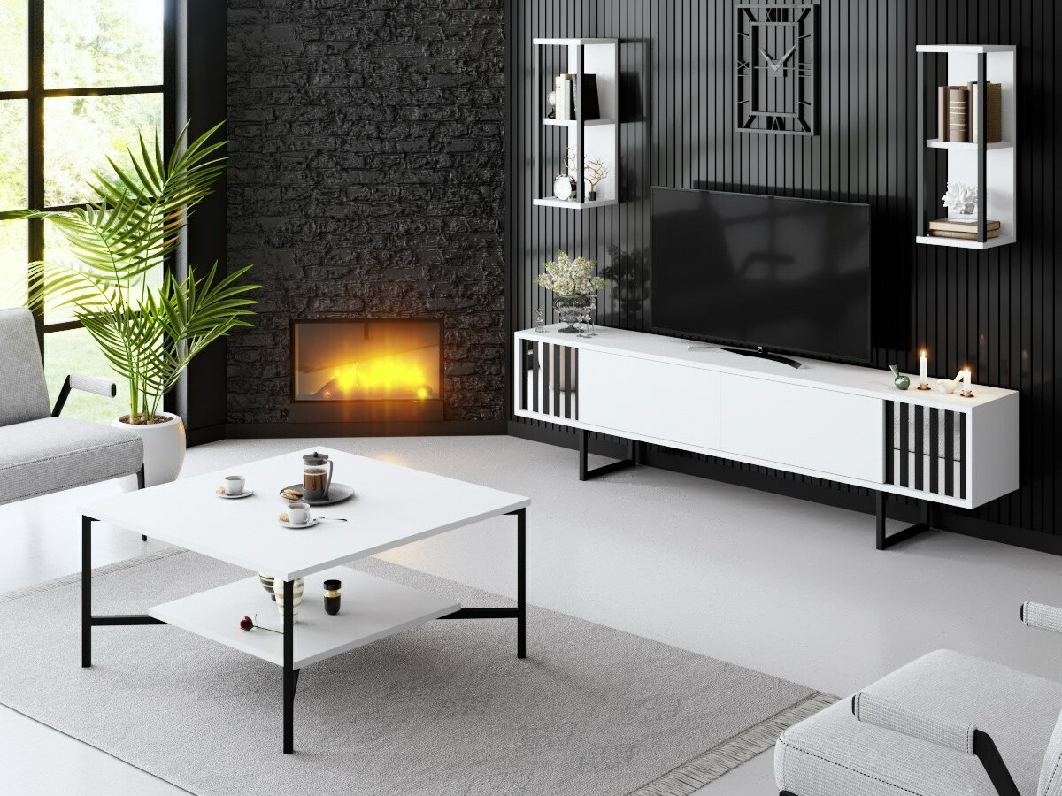 Conjunto de salón Kailua 2398 (Blanco)