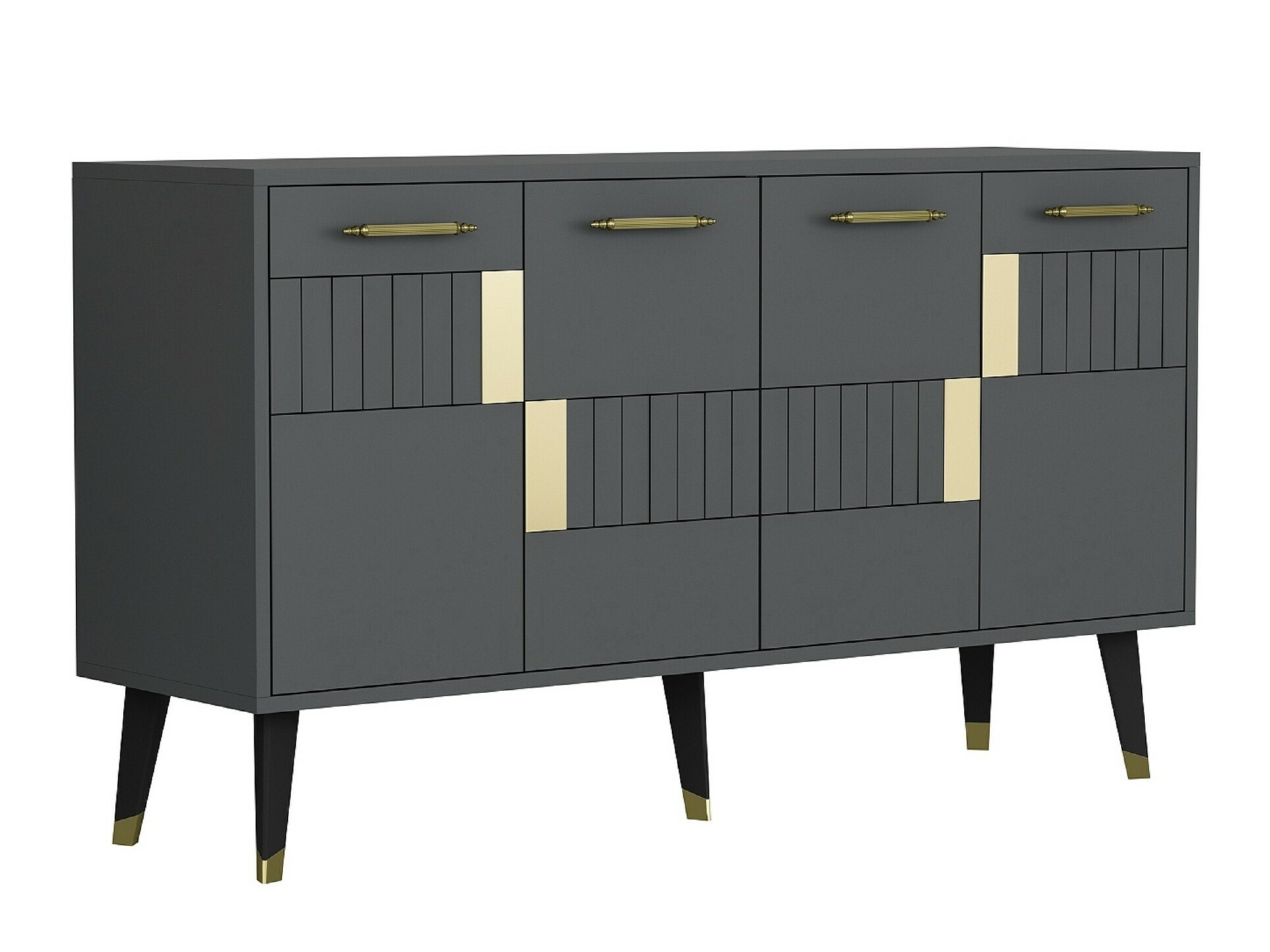 Aparador Kailua 1882 (Antracita + Dorado)