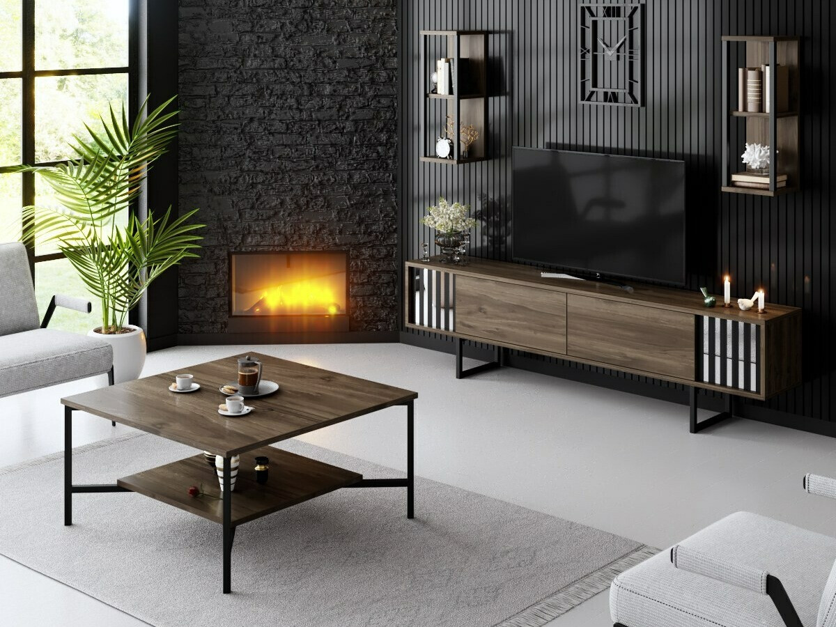 Conjunto de salón Kailua 2398 (Nogal)