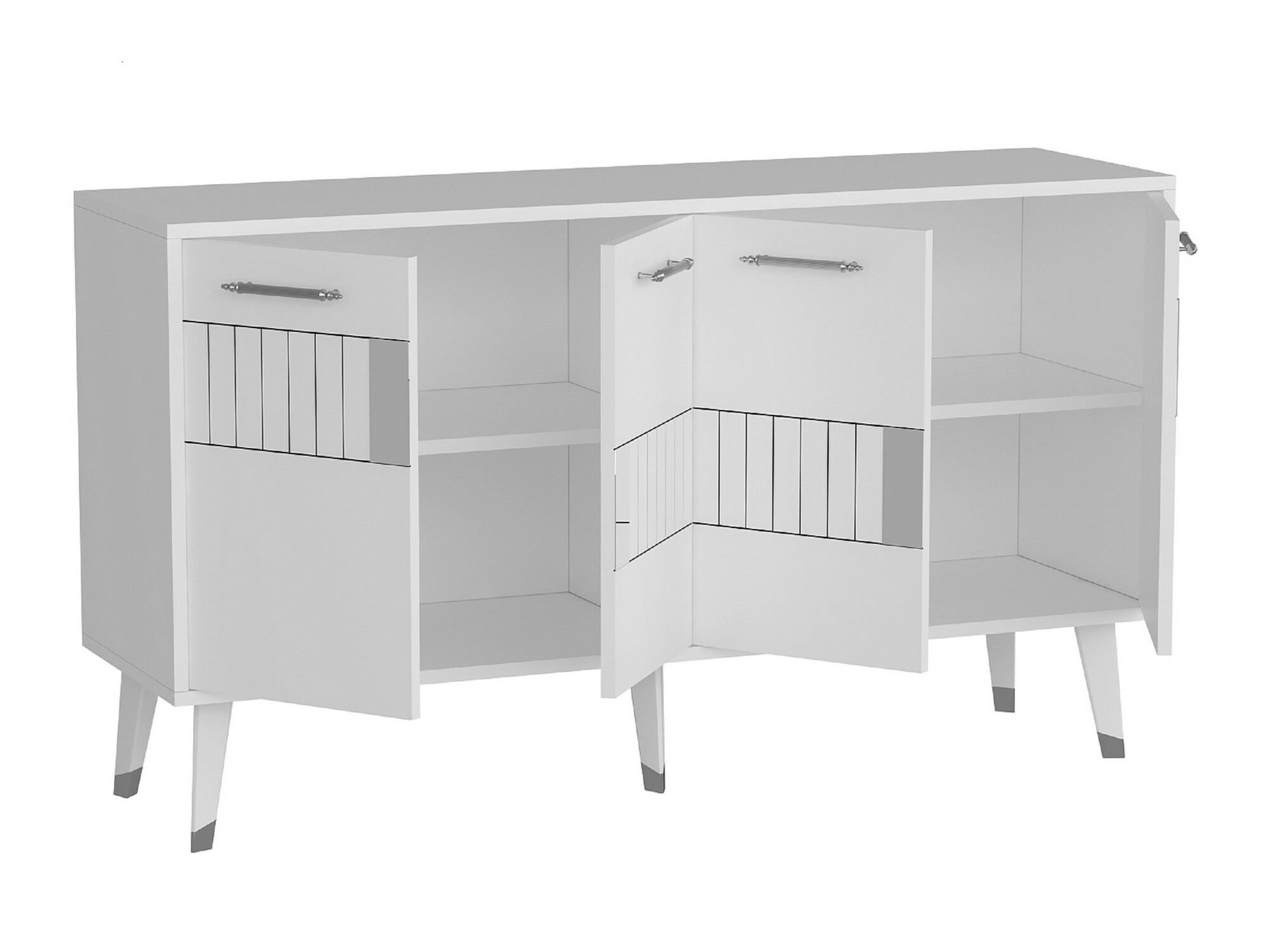 Aparador Kailua 1882 (Blanco + Plata)