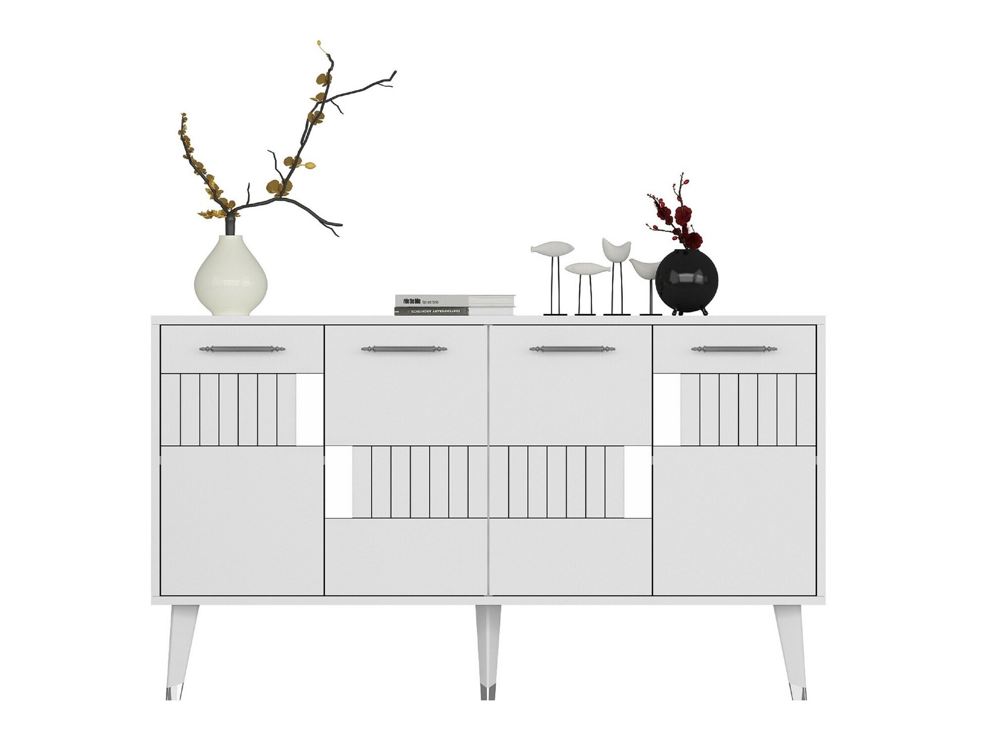 Aparador Kailua 1882 (Blanco + Plata)