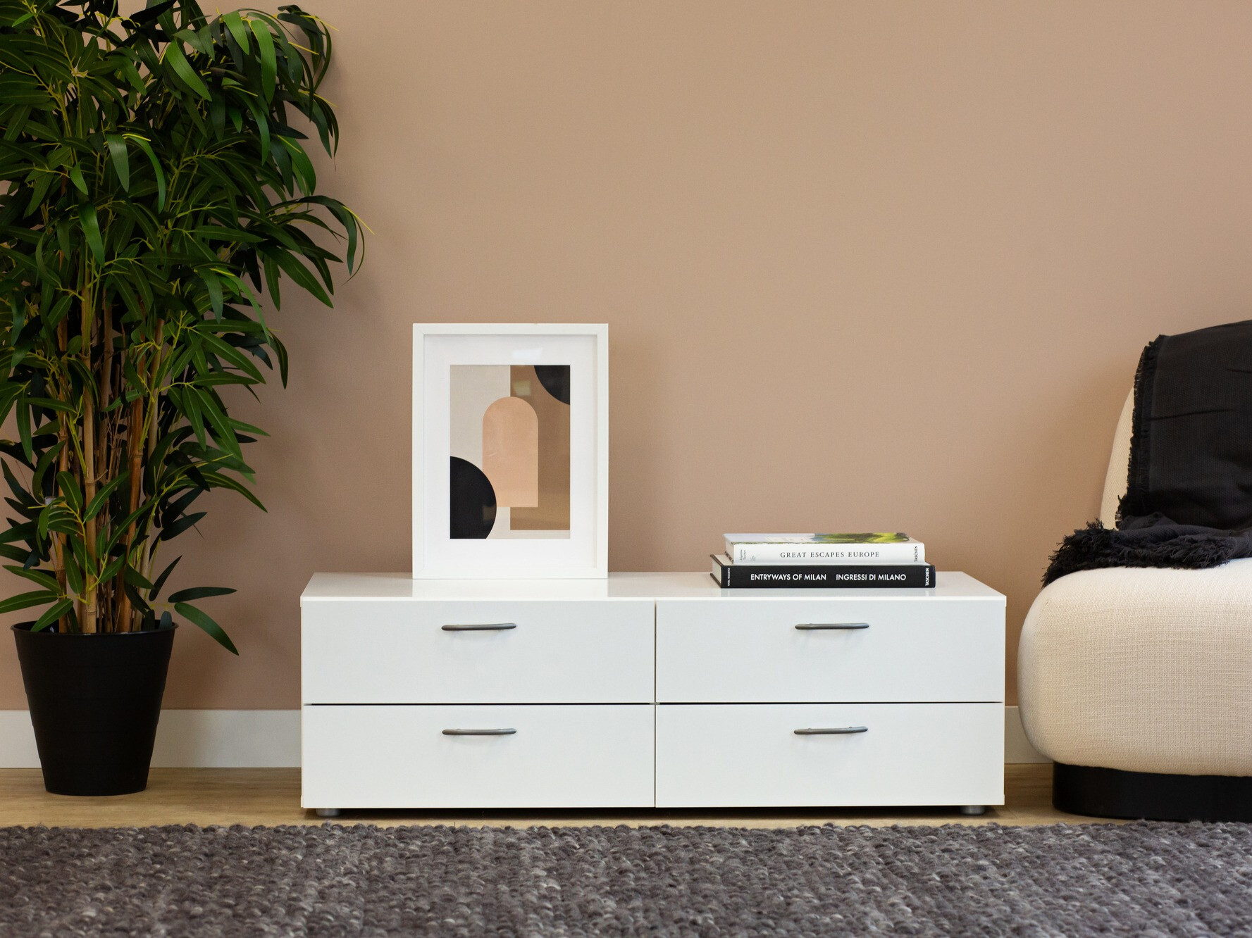 Cómoda Bristol 186 (Blanco)