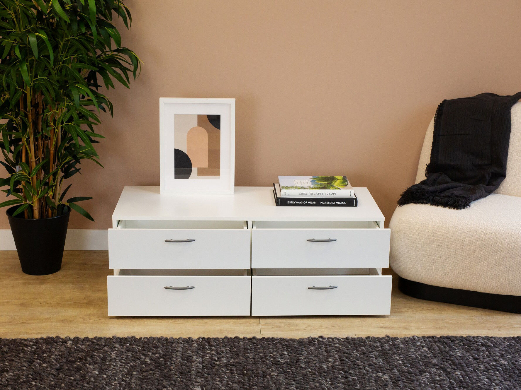 Cómoda Bristol 186 (Blanco)