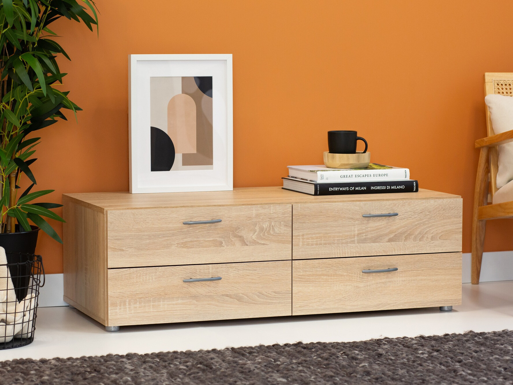 Cómoda Bristol 186 (Roble Sonoma)