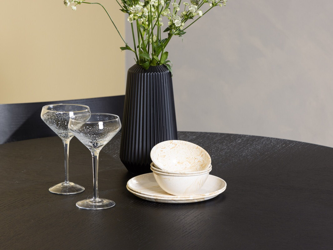 Conjunto de comedor Dallas 4336 (Negro)