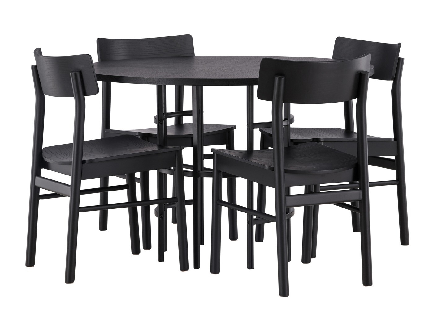 Conjunto de comedor Dallas 4336 (Negro)