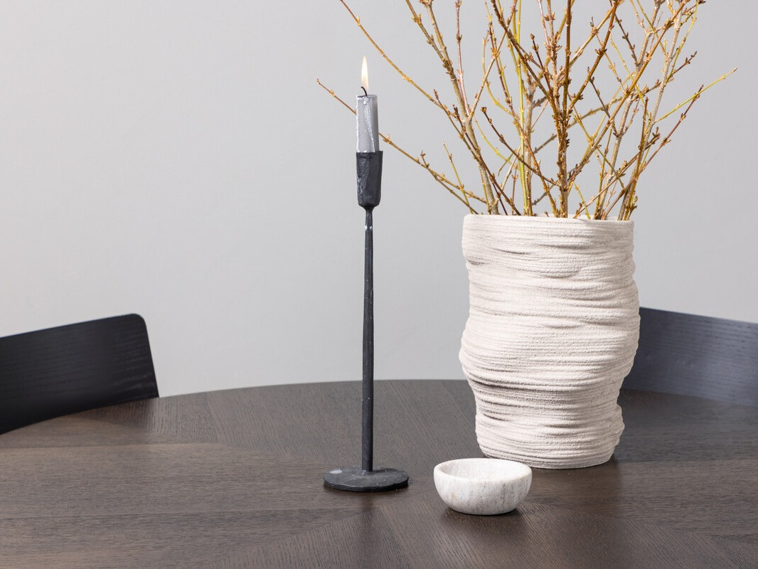 Conjunto de mesas y sillas para comedor Dallas 4336 (Negro + Marrón)