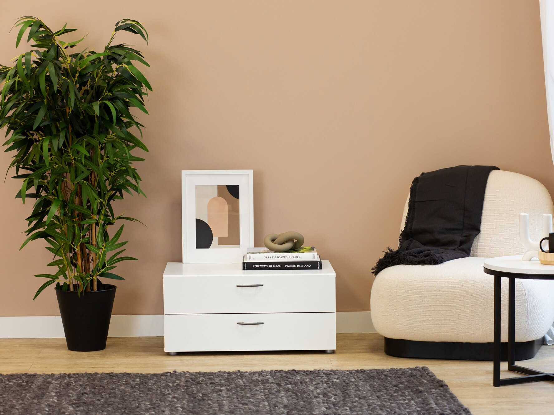 Mesa auxiliar Bristol 185 (Blanco)