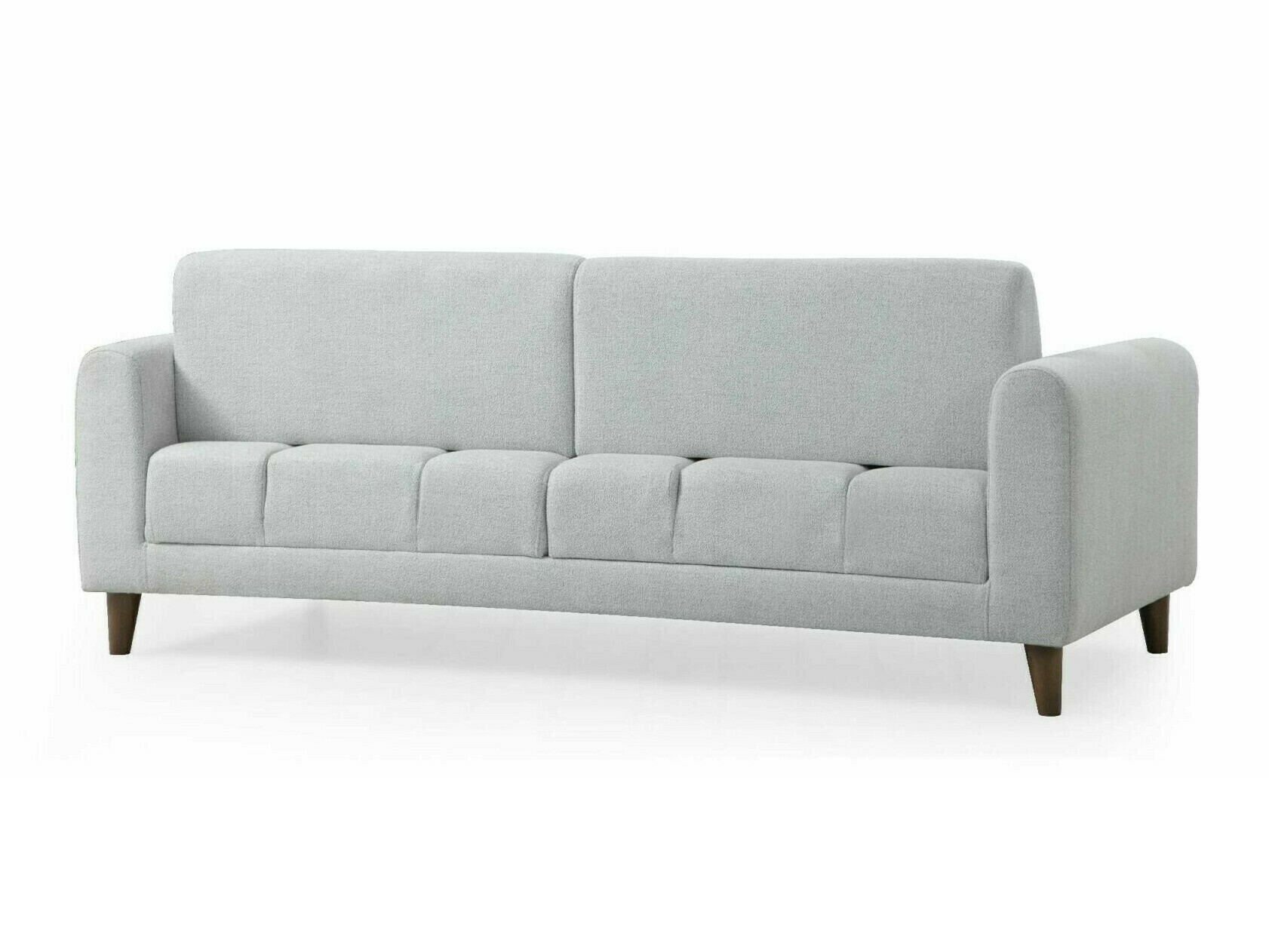 Conjunto de muebles tapizado Altadena C131 (Blanco + Gris oscuro)