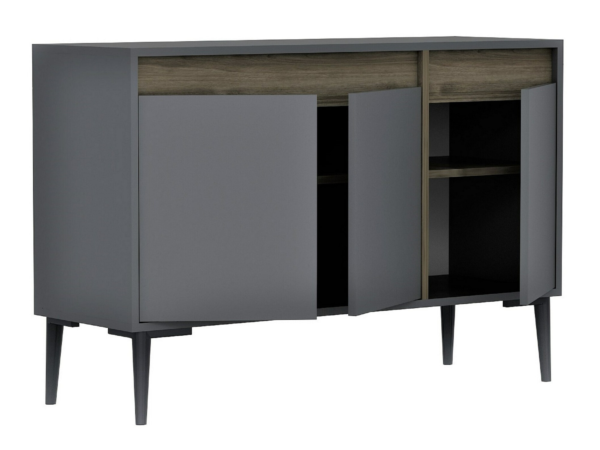Aparador Kailua 1896 (Antracita + Nogal)