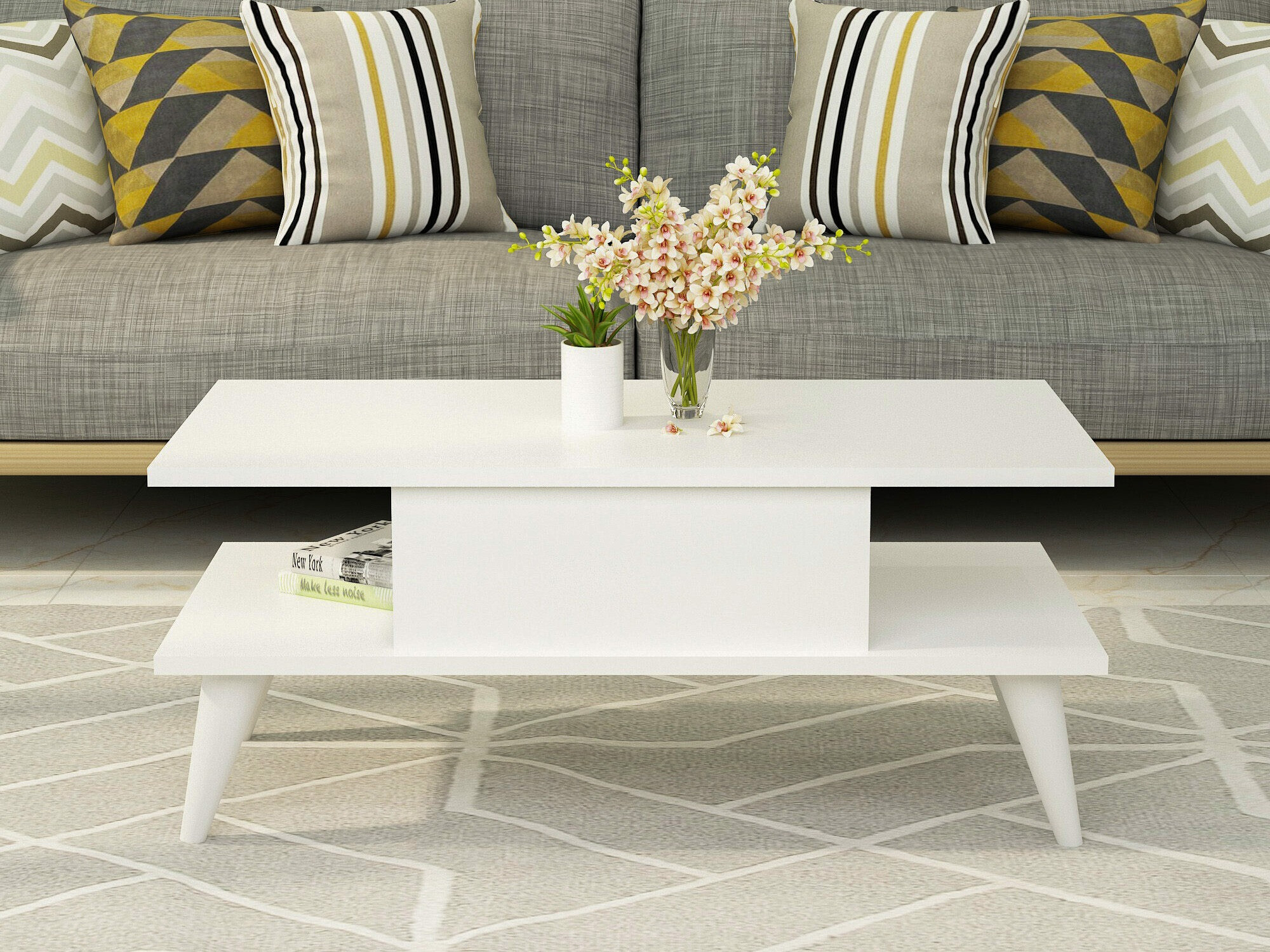 Mesa de centro Kailua 1894 (Blanco)