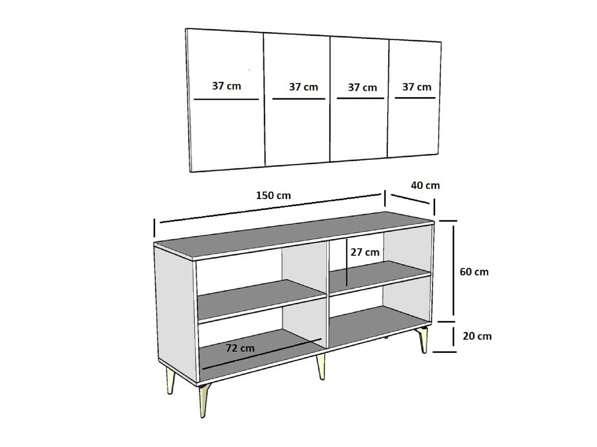 Aparador Kailua 1914 (Antracita)