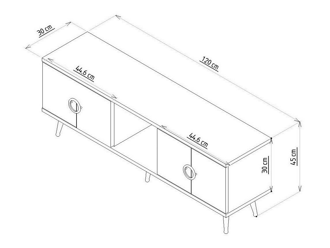 Mueble TV Kailua 1961 (Blanco)
