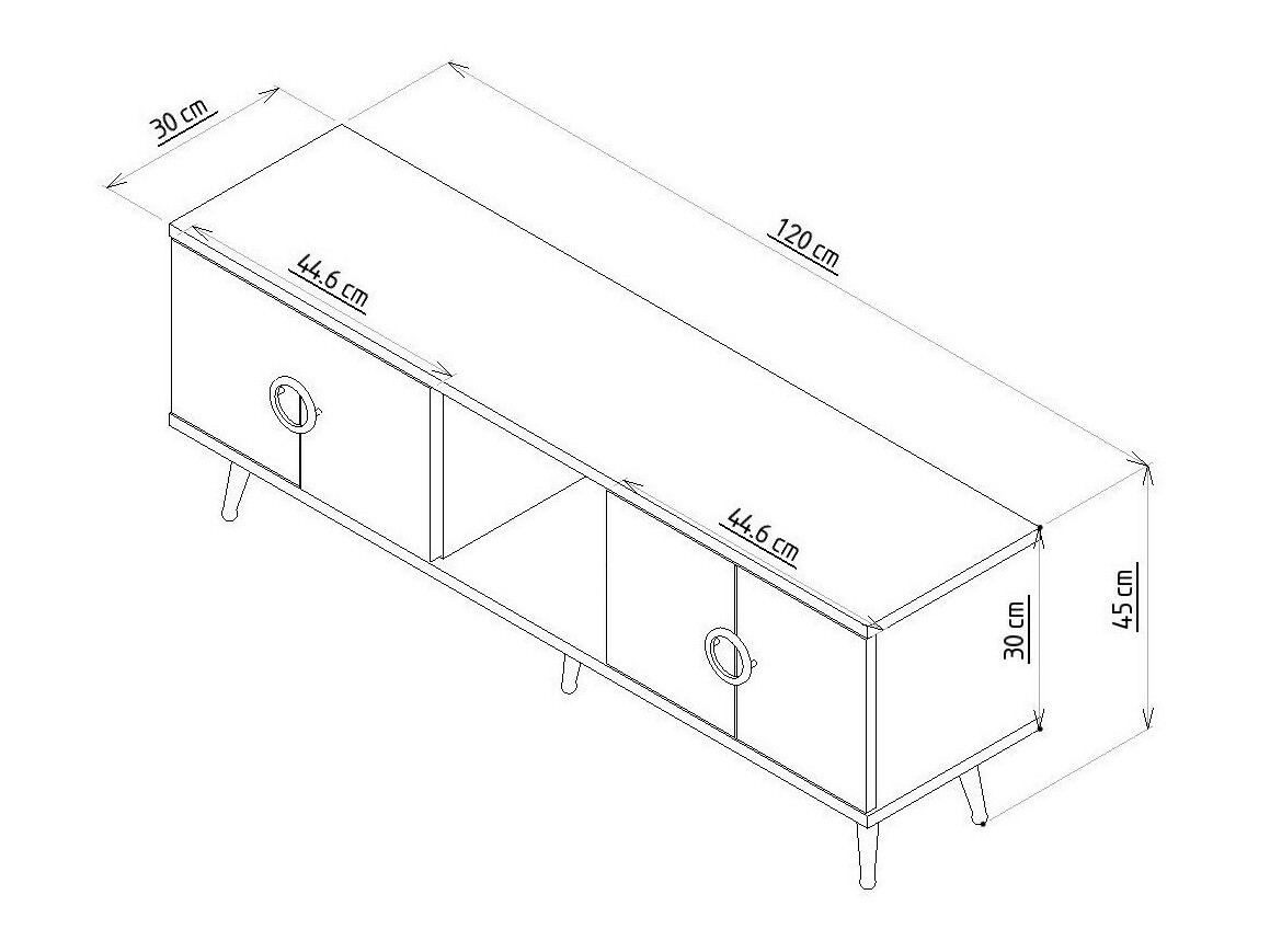 Mueble TV Kailua 1961 (Nogal)