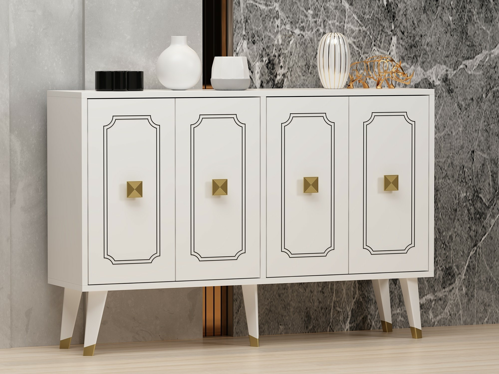 Aparador Dunliru 111 (Blanco)