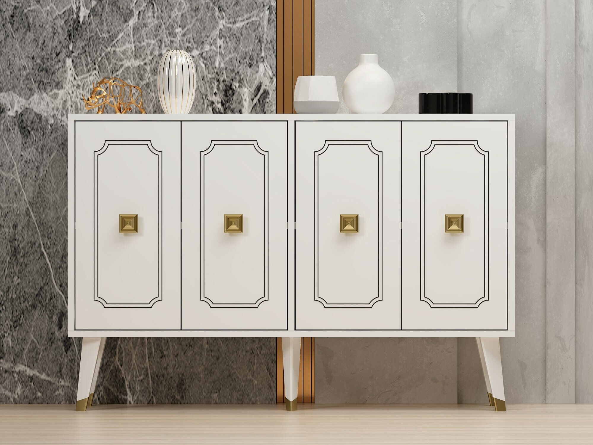 Aparador Dunliru 111 (Blanco)